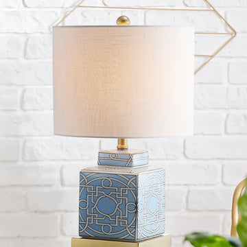 Catherine 22" Ceramic/Metal Ginger Jar LED Table Lamp - JONATHAN Y